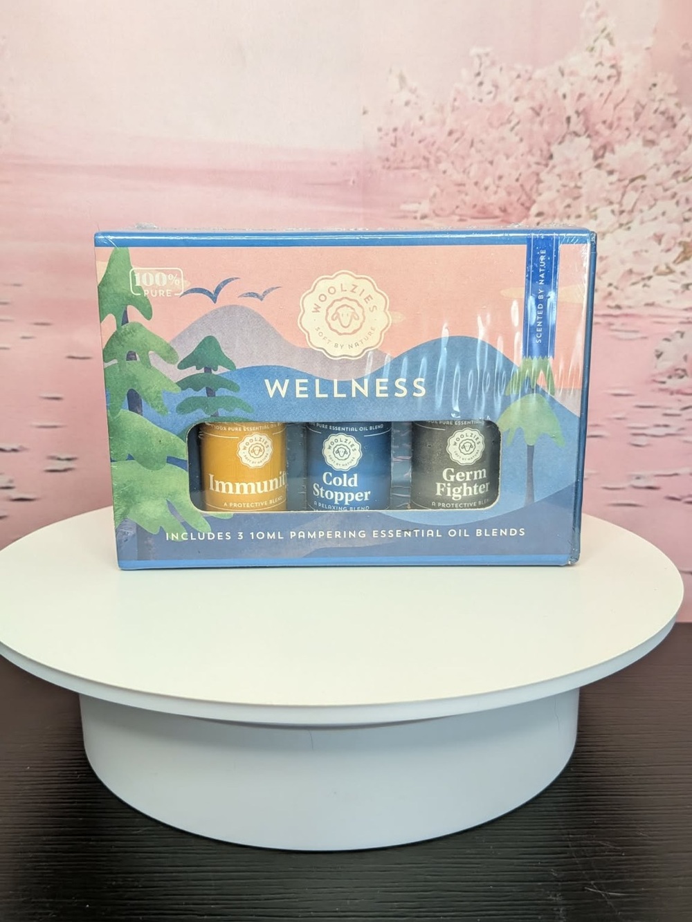 Woolzies Wellness soft by Nature 3 10ml pampering essential oil blends. New.